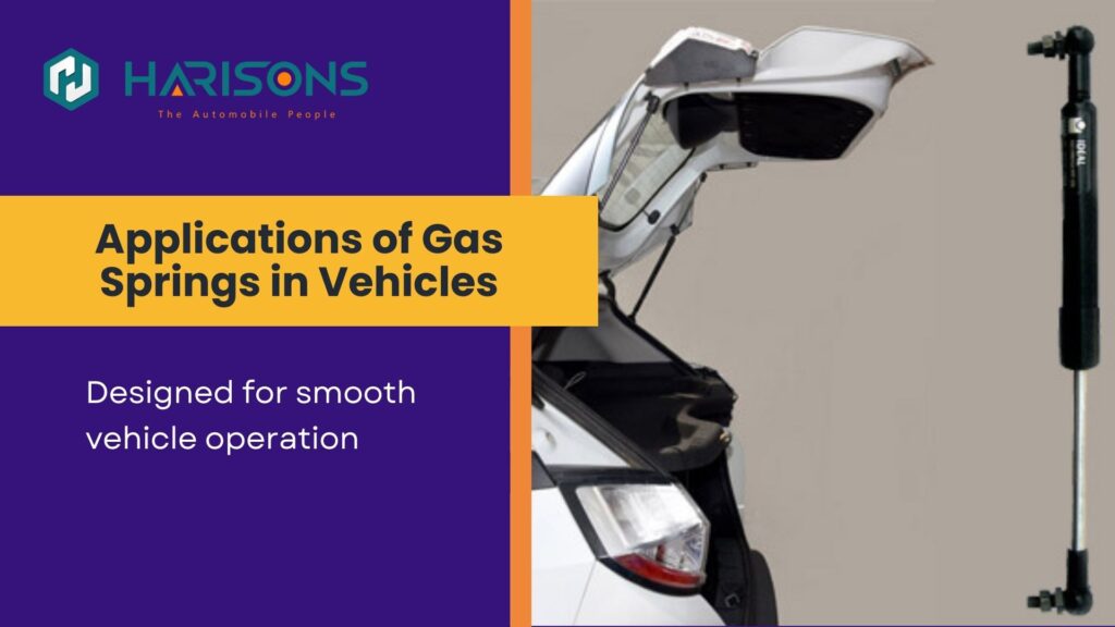 gas springs enhance safety, usability, and vehicle performance